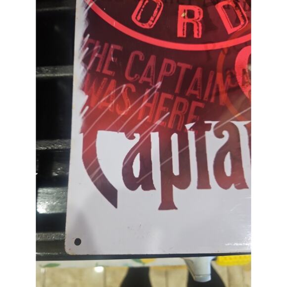 CAPTAIN MORGAN WHISKEY METAL BAR / PUB SIGN 18" X 12" (15E) - Picture 2 of 9